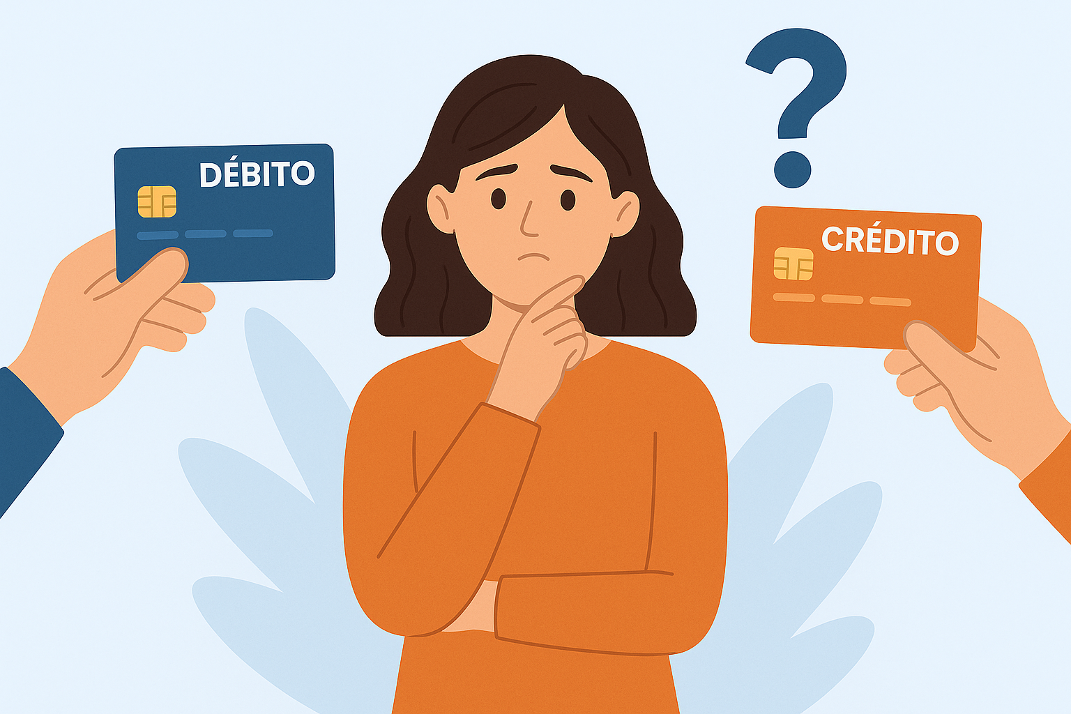 es mejor pagar con tarjeta de credito o debito​