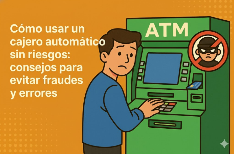 Cómo usar un cajero automático sin riesgos, consejos para evitar fraudes y errores