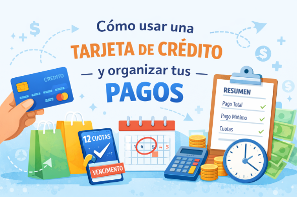 Cómo usar una tarjeta de crédito y organizar tus pagos