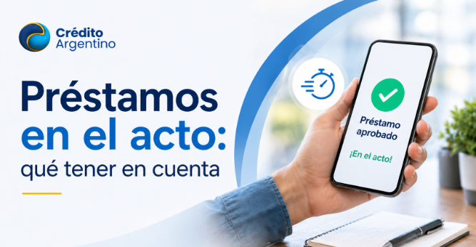 Préstamos en el acto, qué tener en cuenta