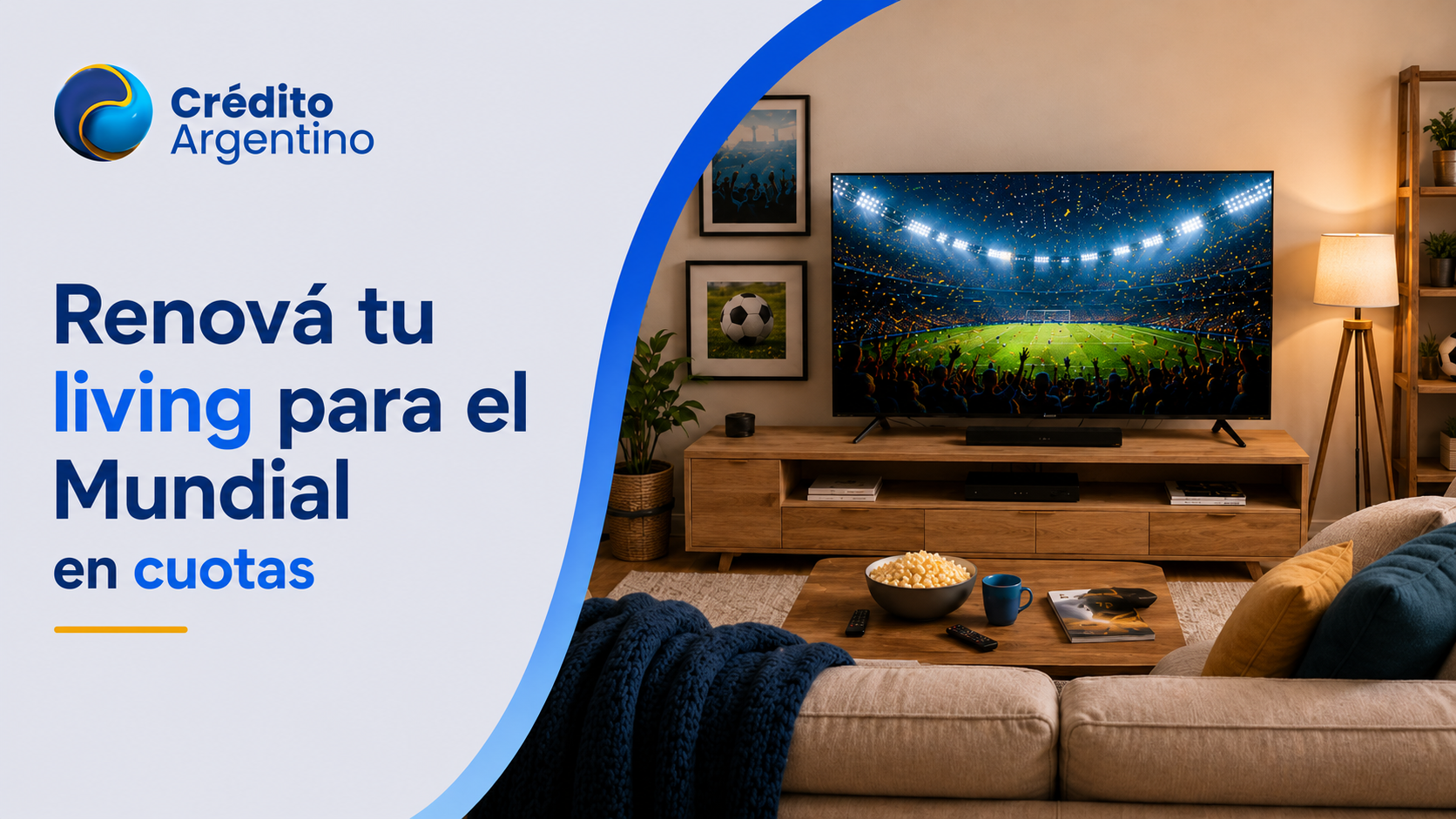 renová el living para el mundial