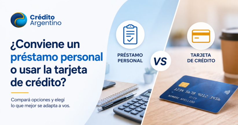 ¿Conviene un préstamo personal o usar la tarjeta de crédito?