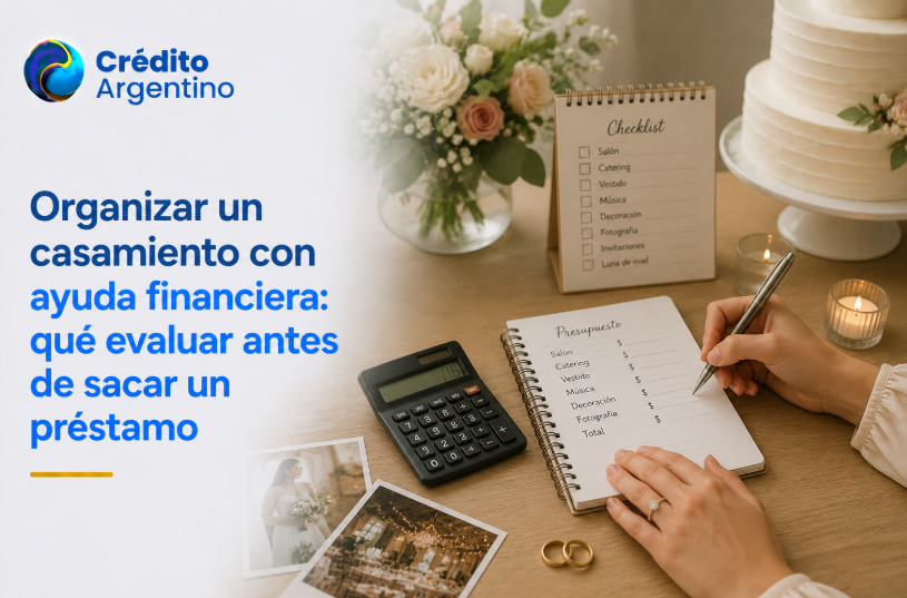 Organizar un casamiento con ayuda financiera: qué evaluar antes de sacar un préstamo